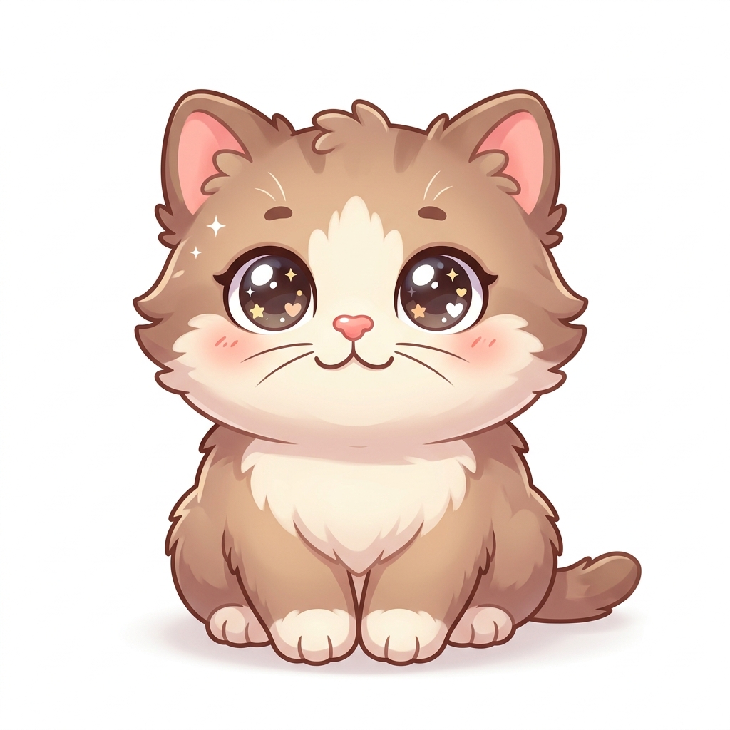A cute cat looking at you